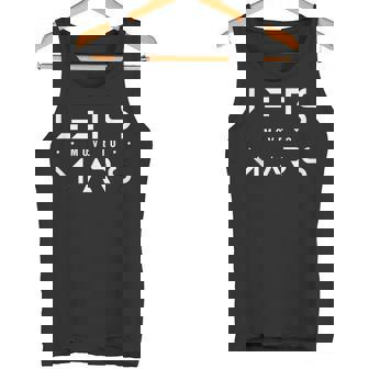 Let's Move To Mars Exploration Colonize Red Planet Space Tank Top - Monsterry