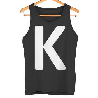 Letter K Tank Top - Geschenkecke