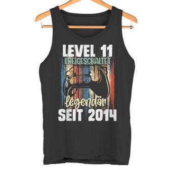 Level 11 Years Birthday Boy Gamer Since 2014 Tank Top - Geschenkecke