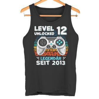 Level 12 Jahre Geburtstags Junge Gamer 2013 Geburtstag Tank Top - Geschenkecke