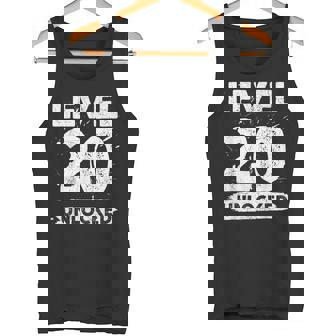 Level 20 Unlocked 20 Aniversario De Boda 20 Años Camiseta sin mangas - Regaloses