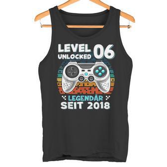 Level 6 Years Birthday Young Gamer 2018 Birthday Tank Top - Geschenkecke