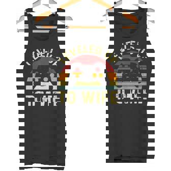 Leveled Up To Wife Newlywed Bride Just Married Couple Tank Top - Monsterry