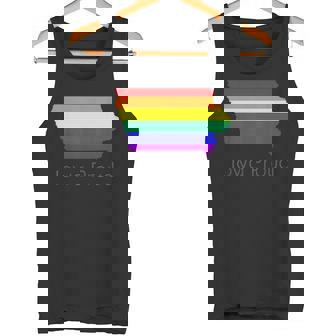 LGBTQ Iowa Gay Pride Proud Rainbow Flag Love Is Love Tank Top - Monsterry