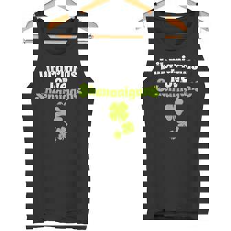 Librarians Love Shenanigans St Patricks Day Shamrock T Shirt Tank Top - Monsterry