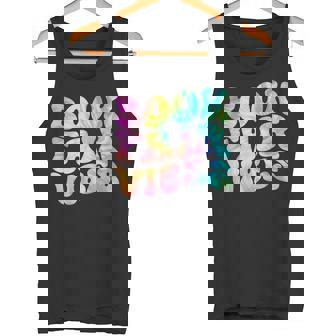 Library Book Fair Vibe Tie Dye School Reading Nostalgic Tank Top - Monsterry