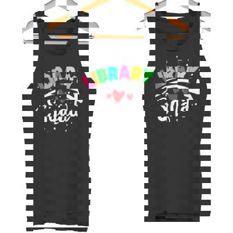Library Squad Fuuny Team School Library Staff Matching Tank Top - Monsterry