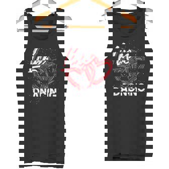 Line Dancing Lover Cowboy Valentines Day Line Dance Tank Top - Monsterry