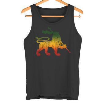 Lion Of Judah Reggae Music Rastafari Rasta Tank Top - Geschenkecke