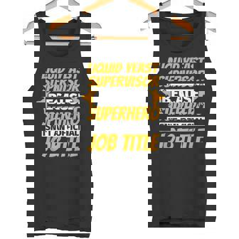 LIQUID YEAST SUPERVISOR Humor Tank Top - Monsterry