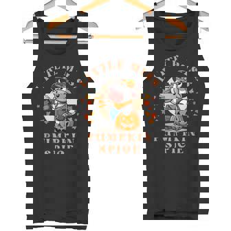 Little Miss Pumpkin Spice Cow Cute Fall Thanksgiving Lover Tank Top Tank Top - Monsterry