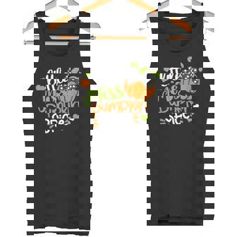 Little Miss Pumpkin Spice Halloween Tank Top - Monsterry