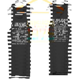 Living Legend Geboren 1975 Und Das Abenteuer Feiert Birthday Tank Top - Geschenkecke