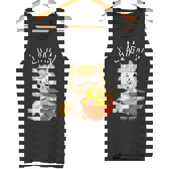 Llamen Llama Ramen Noodles Cute Kawaii Japanese Anime Tank Top - Monsterry