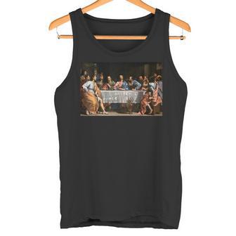 The Lord Jesus Christ With 12 Apostles On The Supper Of The Father S Tank Top - Geschenkecke