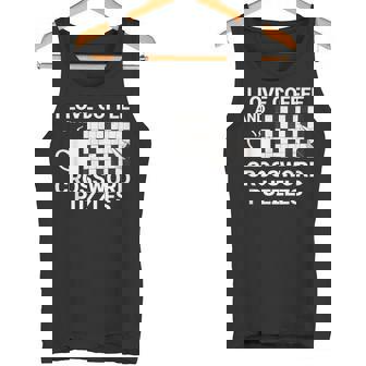 I Love Coffee Crossword Puzzle Shirt Cruciverbalist Tshirt Tank Top - Monsterry