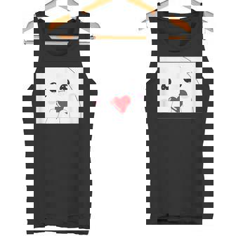 Love Confession Character Graphic Tank Top - Monsterry