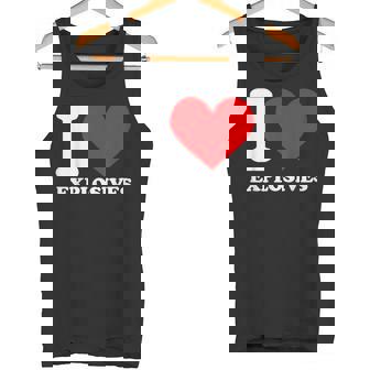 I Love Explosives t Shirt I Heart Explosives Shirt Tank Top - Monsterry
