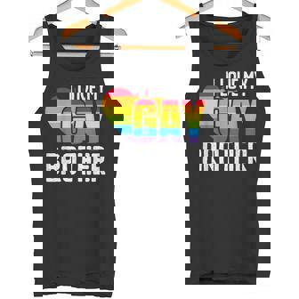 I Love My Gay Brother LGBT Gay Pride Tank Top - Monsterry