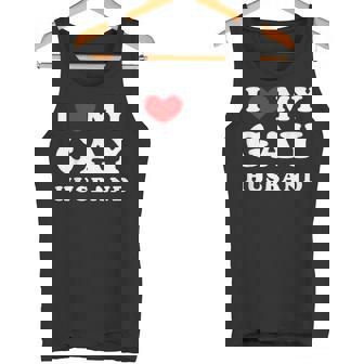 I Love My Gay Husband I Heart My Gay Husband Tank Top - Monsterry