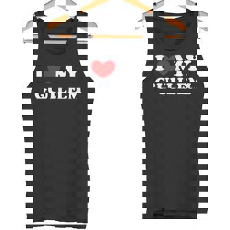 I Love My Guillem Amo A Mi Guillem Camiseta sin mangas - Regaloses