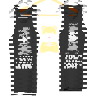 I Love My Hammy Cute Hamster Breed Rodents Tank Top - Monsterry