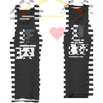 I Love Heart My Bff Mejores Amigos Para Siempre Camiseta sin mangas - Regaloses