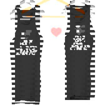 I Love Heart Boy Bands Débardeur e - Cadeauxyz