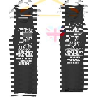 I Love My Hot British Boyfriend Shirt Britain Tank Top - Monsterry