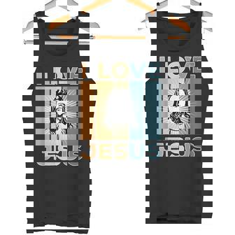 I Love Jesus Faith For My Church Faithful God Is Tank Top - Monsterry