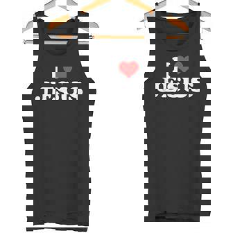 I Love Jesus Herz Tank Top - Geschenkecke