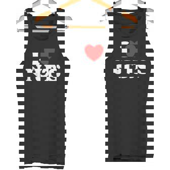 I Love Nuts Seed Ball Food Tree Peanut Roasted Hot Fan Tank Top - Monsterry