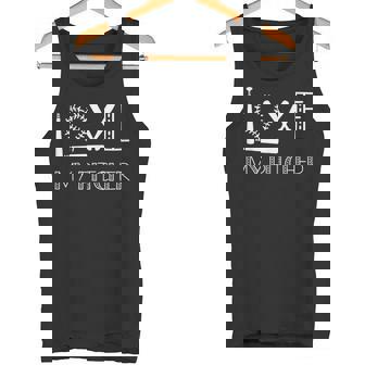 Love My Pitcher Cute Baseball Player Mom Catcher Pitcher Tank Top - Monsterry