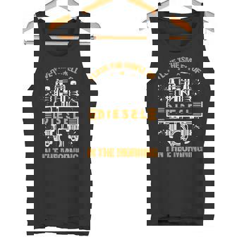 I Love Smell Of Diesel In The Morning Garage Top Racing Car Tank Top - Monsterry