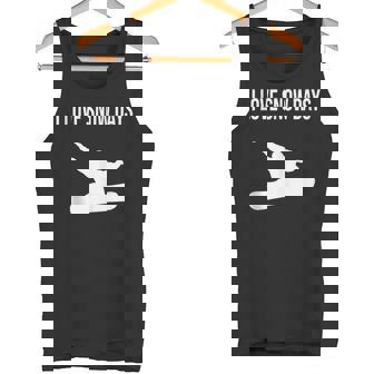 I LOVE SNOW DAYS FUNNY SNOWBOARDING WAIST GRAB Tank Top Tank Top - Monsterry