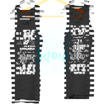 I Love My Students Snow Much Christmas For Teachers Tank Top - Monsterry