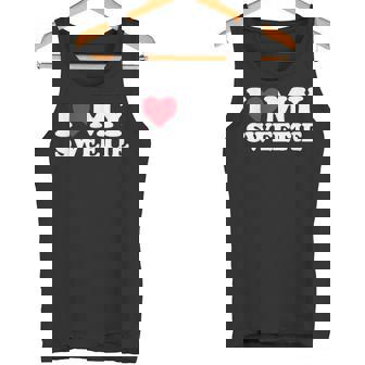I Love My SWEETIE I Heart My SWEETIE Term Of Endearment Tank Top - Monsterry