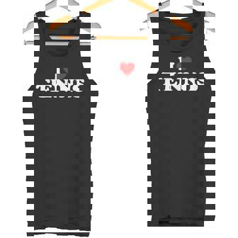 I Love Tennis Herz Tank Top - Geschenkecke