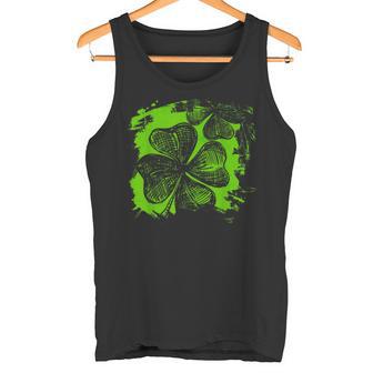 Lucky Charm Four Leaf Clover Irish Clover S Tank Top - Geschenkecke