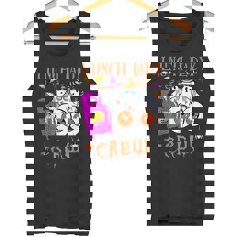 Lunch Lady Boo Crew Ghost Cafeteria Worker Spooky Halloween Tank Top - Monsterry