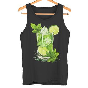 Lustige Kubanische Nacht Mit Diesem Coolen Mojito-Cocktail-Kostüm Tank Top - Geschenkecke