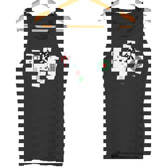 Mahjong Playing Mah Jongg Mahjong Player Chinese Games Tank Top Tank Top - Monsterry