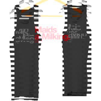 Maids A Milking Q 8 Minimalist 12 Days Of Christmas Tank Top - Monsterry