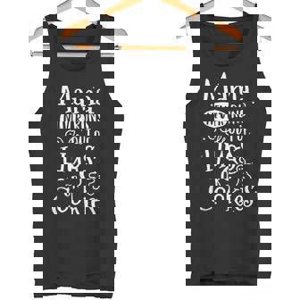 Mama Never Runs Out Hugs Cookies Baker Baking Christmas Tank Top Tank Top - Monsterry