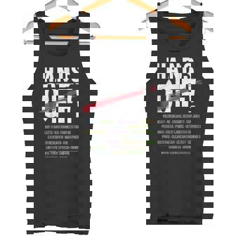 Manifestation Hands Off Débardeur e - Cadeauxyz