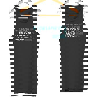 Marathon Running Runner If I Collapse Pause My Watch Tank Top - Monsterry