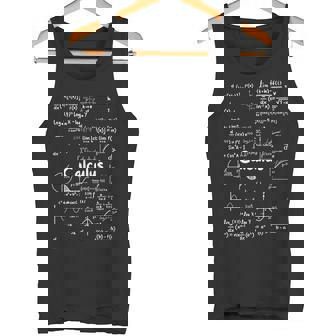 Mastering Essential Calculus Formulas Math Genius Teacher Tank Top - Monsterry
