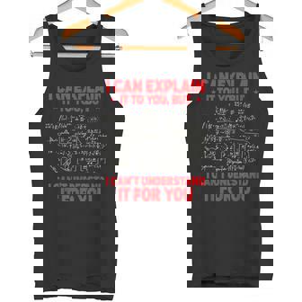Math Teacher Joke Pun Mathematician Mathematics Tank Top - Monsterry