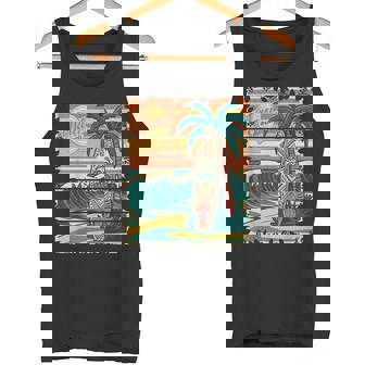 Maui Hawaii Surf Surfista Retro Maui Beachintage Hawaii Camiseta sin mangas - Regaloses