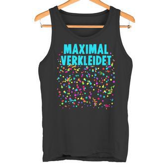 Maximally Dressed With Confetti Costume For Carnival Fancy Dress Tank Top - Geschenkecke